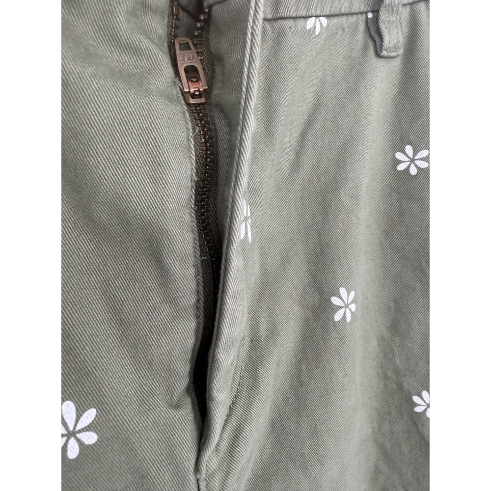 J. Crew Womens High Rise Girlfriend Chino Pants 16 Daisy Flower Boho Cottagecore - Picture 5 of 8